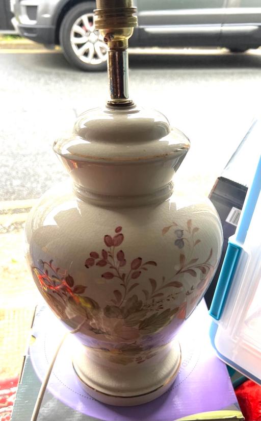 Buy & Sell South West London West Brompton - South West London - Photos for BHS Vintage Floral Ceramic Table Lamp Base