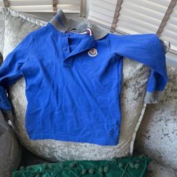 Original Moncler Polo Shirts excellent condition, like New both for £50.00
