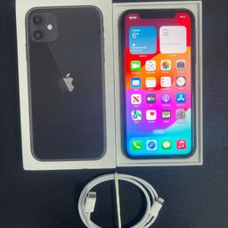 IPHONE 11 / 64GB - Good condition - 100% Working

Charge Lead £5 extra

Unlocked to any sim ✔️
No Offers-Cheapest Price On Facebook ✔️
ICloud removed, Ready for new user✔️
Everything works, No issues. ✔️
Comes with iPhone & brand new cable ✔️
Can be checked before buying ✔️
Collection from Greater Manchester, Bury 📍