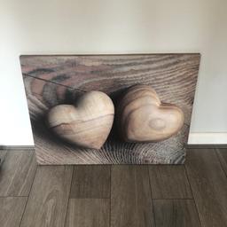 Lovely heart canvas 
Size 30 x 22.5 inches