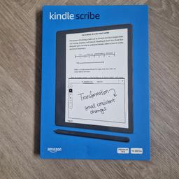BRAND NEW - SEALED 16GB KINDLE SCRIBE, DIGITAL NOTEBOOK WITH PREMIUM PEN PEN, ALL IN ONE, 10.2" 300 PPI PAPERWHITE DISPLAY, (SEALED UNIT)

Check out my other items for more great bargains