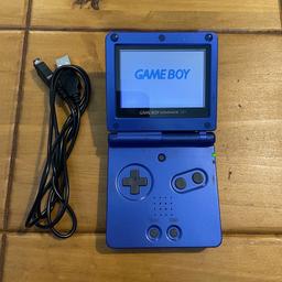 Gameboy Advance SP

AGS-001 Model

Genuine Gameboy, in good condition for age, does have some light scratches but the screen is crystal clear and no dead pixels 

Comes with charging cable 

Cash on collection or i can send next day delivery through Evri