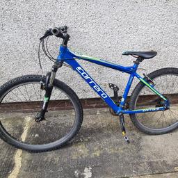 Frame is in good condition, few bits of rusting on the handles, Needs new brakes though, Inner tubes, Could fix it up easily. My eldest doesn't bother with it anymore.

Collection Middleton
