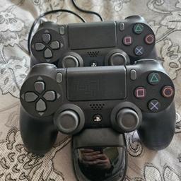 2 x ps4 remotes and dual charger, work perfect hardly used, £40 for both, pick up only my salford area