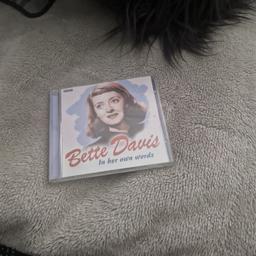 a cd based on bette Davis life a compilation of interviews with her