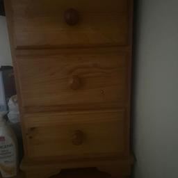 1 wardrobe 1 chest of drawers and 2 bedside tables