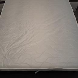 king size mattress 150×200 used for one year but like new no stain or signs of wear and tear medium firm cash on collection only. ub2 collection