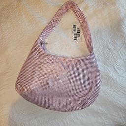brand new with bag with tags baby pink hand bag