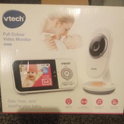 2.8inch colour video baby monitor. Never been used. Took out the box once to have a look. I will deliver if local.