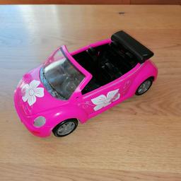 Pinkes Cabrio. Passend für Playmobil Figuren.