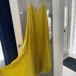 New with tags. Maxi pleated dress.