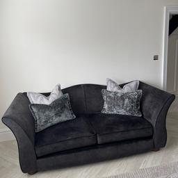 Ashley manor 3 and 2 seater sofa with footstool RRP £5000
