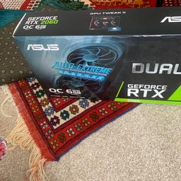 Nvidia RTX 2060 Ray-tracing graphics card, with 6GB vram. It is brand new and still in its original packaging, bought but did not fit it my pc and has been lying around. Need gone asap. Offers welcome.