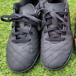 ADIDAS football shoes size 2 UK - astro turf-spare pair so used once great condition see pictures for details collection from wv14 or will post see my other items for boys and ladies bundles BARGAIN