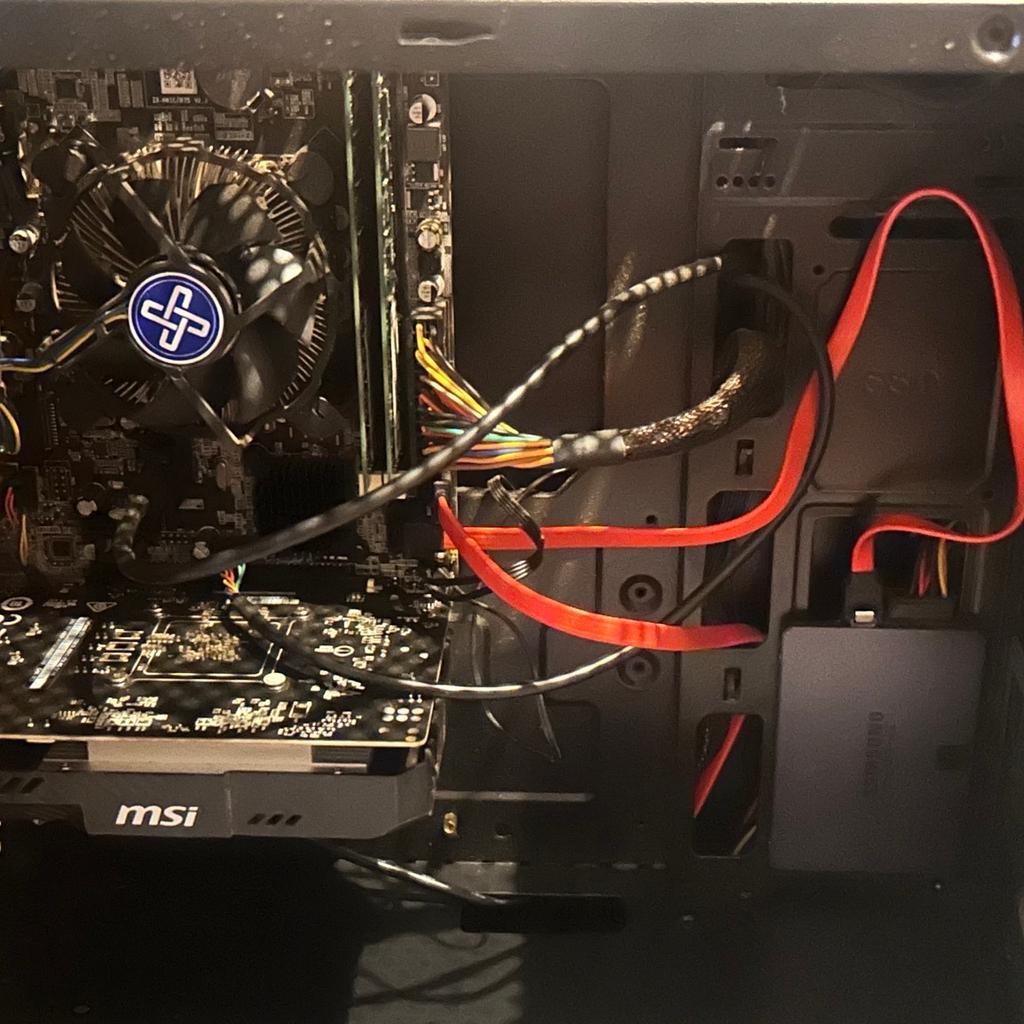 I7 10 gen processor 16gb 2tb ssd gt 1050ti graphics card custom built gaming pc runs all modern games with ease only selling due to upgrade and questions please contact me.