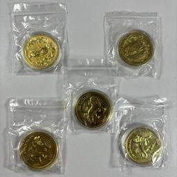 5 Münzen vom Film John Wick mit Schutzhülle
 je Münze 5€

auch einzeln zu verkaufen