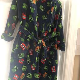 Aged 6-7 Minecraft although it states 3part only have gown not pj hence price excellent condition comes from a smoke free home please feel free to view my other items