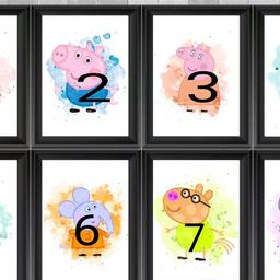 Peppa pig Magnetic photo framed art Size A4 When ordering, please state which photo framed art?
 You would like buy number. Please note this item also comes with free shipping And Handling God bless thank you for looking P.S Click on the first Photo
 twice to view all Posters
 Any questions, just Ask we don't bite