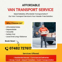 Please text or call with collection/delivery post code and what items need transporting:- 0748-2727617 ✵FREE QUOTE✵

✵Reliable and most trusted Service. Short Notice or Planned.

✵Professional Man with Van Service with best rates.

✵Removals Rooms/Flats/Houses/Offices/ schools/warehouses/Hospitals etc.

✵Clearance Home/Offices/Warehouses etc

✵All Types of in-house student office Removal for domestic/commercial etc

✵Any Collection or Deliveries for Furniture/Heavy Machinery/White goods etc.