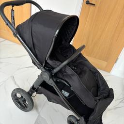 Ocarro Pushchair in carbon

In really good condition, both the pushchair and travel cot have only been used three times. There is a tear on the travel cot hood on the seam - it actually came with it but we never got round to fixing it. See photo. 

Official description below:

Tackle any terrain with the supportive dual suspension

Plenty of room for baby to stretch out thanks to the large padded seat

Folds with one hand for quick and compact storage
Ocarro Carrycot 

Lie flat position can be used from birth to support natural sleep

Easily carry your cot around thanks to a front release handle

Fits with your Ocarro travel system for hassle-free journeys

What is included?

Ocarro pushchair
Carrycot
Footmuff
