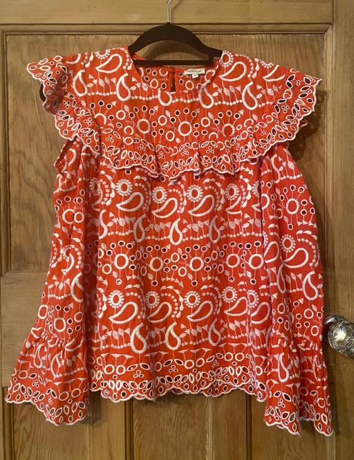 Buy & Sell South East London Riddlesdown - South East London - Photos for River island orange broderie anglaise top 10