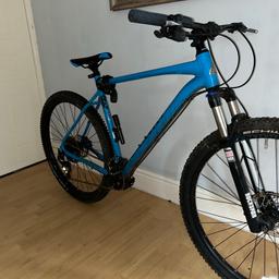 Amazing hardtail mountain bike, looking to swap for an electric scooter or a moped due to moving further from work, bikes in great condition and has only been used for work and back, full list of specs on the last photo
