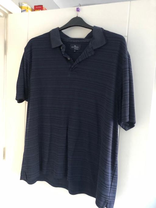 Buy & Sell West Midlands Birmingham - Photos for M&S blue polo shirt, XXL, mens