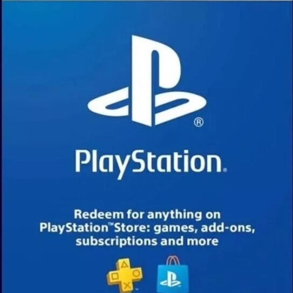 X2 £50 PlayStation gift cards unopened