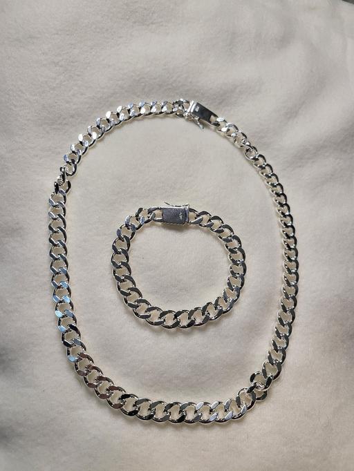 Buy & Sell Healey Rochdale - Photos for Mens Sterling Silver Chain 50cm. Hallmarked 9