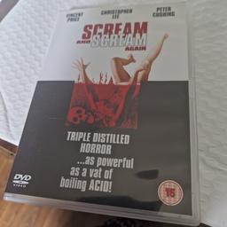 Good condition scream an scream again dvd