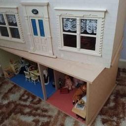 Handmade doll's house with all the furniture and dolls

Attic and cellar included
Cellar level is separate 

Open to offers

Collection from an FY2 location