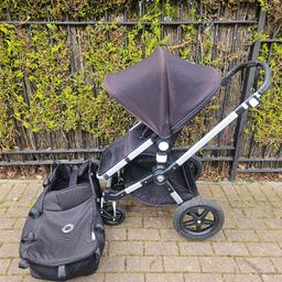 Bugaboo cameleon 3
Leather handles have some leather coming off
hood has fadding
seat is ok with some little marks here and there
wheels and basket are all ok
frame is good
carrycot is all so good
5 point harness 
no bumper bar
selling as not needed no more
£50
may deliver locally or for fuel cost
Cash on collection