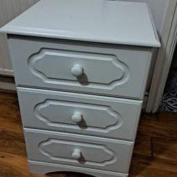 bedside table very solid and heavy, good condition