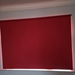 Blackout Roller Blind Red 187W X 147D

This blackout roller blind is from Blinds 24/7 and is only 6 months old.

High quality roller blind with an aluminium tube and metal brackets.

Blackout

Red

187cm bracket to bracket

147cm drop

Perfect working order

Included is:
Roller blind
Brackets
Cord
& cord safety clip

I have 19 blackout roller blinds for sale, all different sizes, colours and under 6 months old.

Please feel free to browse my other listings

Collection from Kent ME2