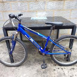 Ammaco MTX200 mountain bicycle,24" wheels,very good tyres,needs new hand brake and new brake pads,little TLC and good clean,thanks!
Also have 3 more bicycles for sell!
Please see my other adverts here!Thanks!