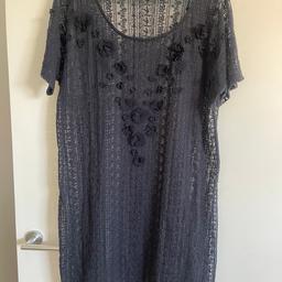 Beautiful Monsoon beach dress 
Perfect for coming summer 
New without tags 
Size 14 dark blue colour 
Offers welcome