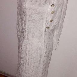Weißes (Hochzeits-) Kleid

Ohne Etikett.

Entspricht Gr S/36

Privatverkauf.