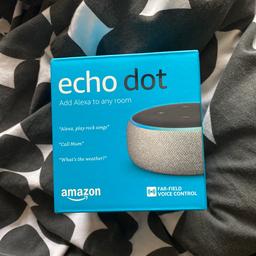 Brand New Amazon Echo, 

Never been used before, all in its original packaging. 
Feel free to send offers