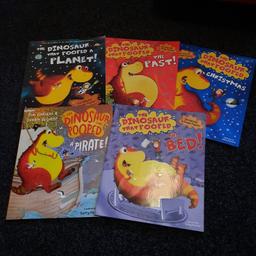 *The Dinosaur that pooped* books. Excellent condition. Well looked after (no ripped pages) £1 each
