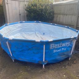 Best way swimming pool only had it a year but it’s been outside as it’s a all year round one it just needs a good clean and it comes with the filter aswell nothing wrong with it payed £200 selling for £30 (bargain)collection only have cleaned it Pelsall Ws35db