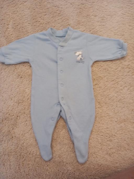 Buy & Sell Surrey Guildford - Photos for Light blue snap baby grow suit