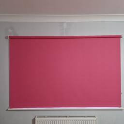 Blackout Roller Blind Pink 187W X 135D

This blackout roller blind is from Blinds 24/7 and is only 6 months old.

High quality roller blind with an aluminium tube and metal brackets.

Blackout

Pink

187cm bracket to bracket

135cm drop

Perfect working order

Included is:
Roller blind
Brackets
Cord
& cord safety clip

I have 19 blackout roller blinds for sale, all different sizes, colours and under 6 months old.

Please feel free to browse my other listings

Collection from Kent ME2