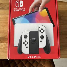 Nintendo switch oled edition, it’s been opened but  only been used a handful of times by my stepson as it wasn’t for him! So it’s basically still brand new :)