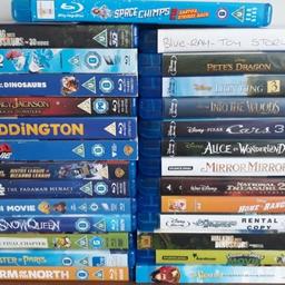 - 158 Blu rays 40p+each..
+ 26 kids films (+2 3d) £13+..
+ 5/7 3d Blu rays £3/4..
+ Ltd ed Snow White £3..
*100 films £50.. or 190 £85.. (+130duplicates =330 £130)*
- Xbox1,360 play&charge leads & others..
- Gta game (ps2) £1.50..
- Brain Train (Ds) £2..
- Game case (steelbook)
- iPod nano case (new)
- South Park (vhs)
*May Deliver around Leeds*