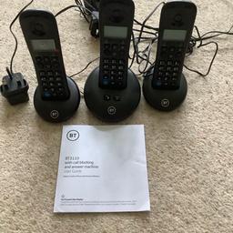 3BT phones with answer machine and call blocking