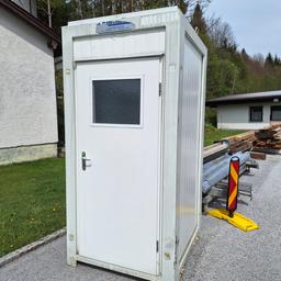 verkaufe WC Container 
120breit 
250hoch
140tief
Preis VHB 
Standort Achenkirch