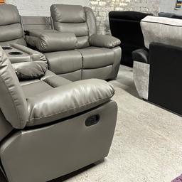 OPEN 7 DAYS A WEEK. 

IMMEDIATE DELIVERY AVAILABLE NATIONWIDE 🚚

CASH OR BANK TRANSFER ON DELIVERY.👍🏻

WELCOME TO VIEW AND TRY

Grey leather manual recliner corner settee.
High quality and extremely comfortable. 

In beautiful grey colour.
It has 2 recliner seat with built in armrest and cupholders. 

Measurements: 

Length 220 cm x 220cm 
Width 90cm 

Price: £799

We are open 7 days a week.

🛋️ Friendly Furniture 🛋️
Sunnyside Business Park
Adelaide Street
BL3 3NY 

Telephone: 

07543783313

We are open 7 days a week 

10:00 - 19:00

FREE DELIVERY IN BOLTON AREA ONLY.


More sofa’s available in stock and from the catalog as well.

#sofa #cupholder #armrest #grey 
#recliner #furniture #foryou #viral #uk #wales #scotland #delivery