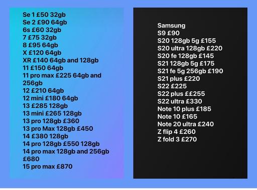 Buy & Sell West Midlands Birmingham - Photos for Samsung and iPhone for sale