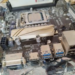 Asus Z170P D3 motherboard complete with I/O shield.
Intel 6600k CPU
8gb HyperX Fury 1866mhz ram 2x4gb
Heatsink and fan
I/O shield

All fully working and in excellent condition.
Just removed from son's pc due to upgrade.
Heatsink and fan cleaned. Will be reinstalled with new thermal paste.
Never overclocked and was used mainly for YouTube and gaming. Was paired with a GTX 1060 graphics card and extremely capable system. Plays all current games.
Collection only from Shepshed LE12.