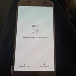 Samsung galaxy s7 in gold, 32g memory, unlocked to all networks, fully rest, great phone, touch iD active, no account linked to the phone, delivery available locally for fuel, thanks for looking, no PayPal payment or bank transfer.